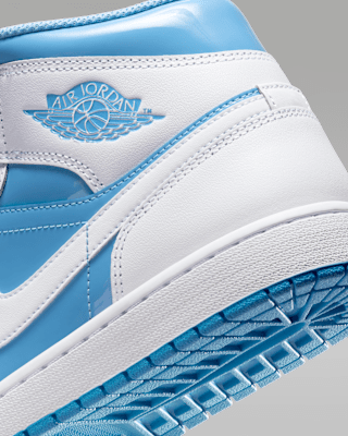 七分袖　off-white× mid-Blue 42 Air Jordan 1 Mid SE Men's Shoes. Nike ID